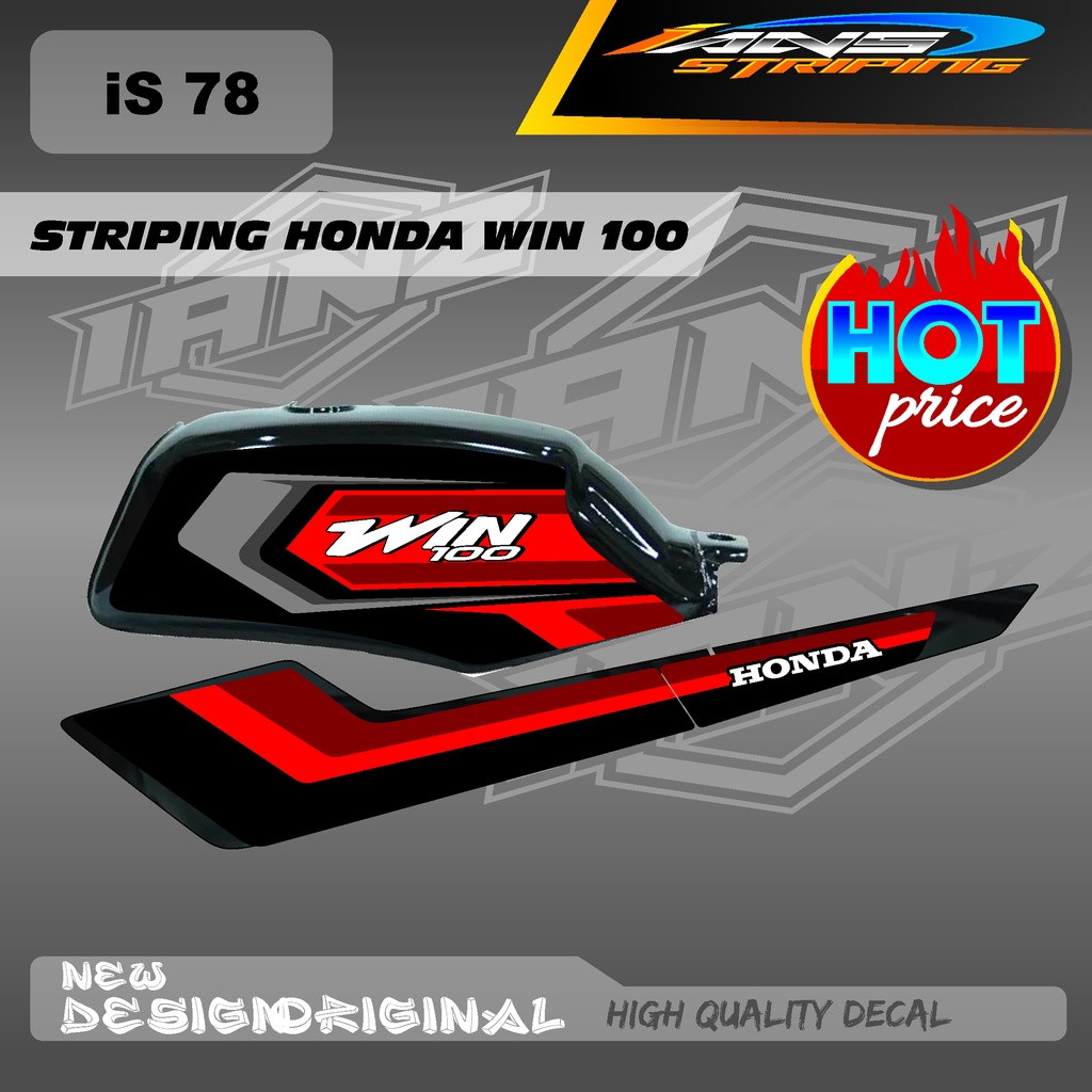 NEW STRIPING BODY WIN100 CUSTOM HOLOGRAM / NON HOLOGRAM IS78