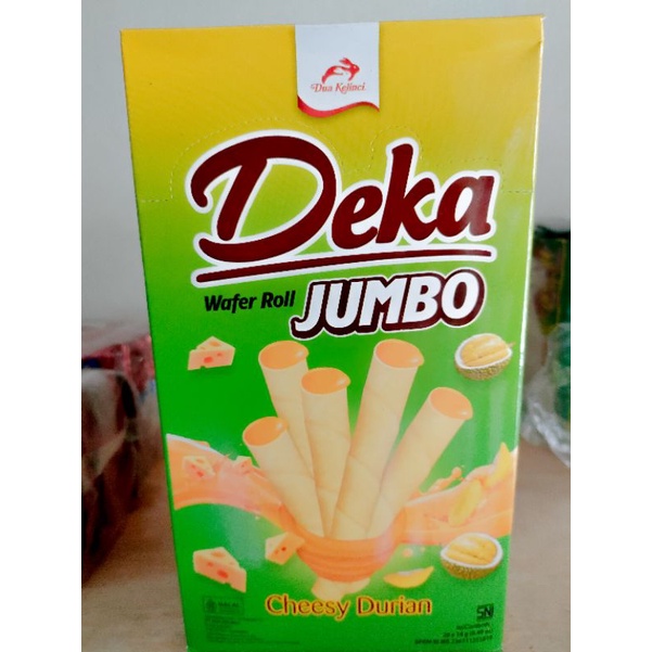 

PROMO!!WAFER ROLL DEKA JUMBO RASA CHESEE DURIAN