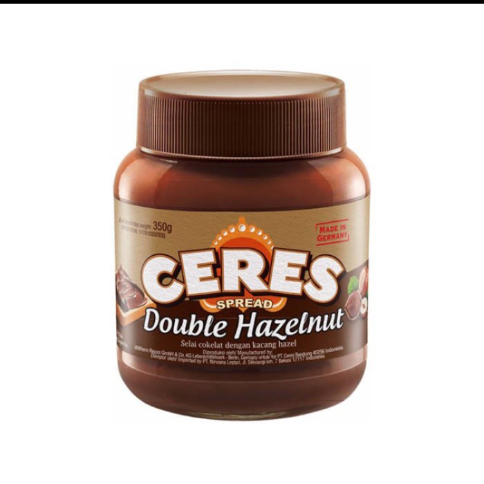 

Ceres choco spread double hazelnut 350gr