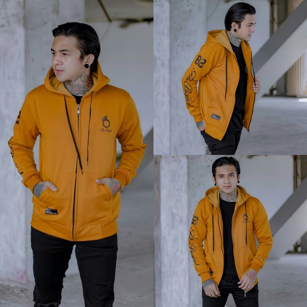 The Bojiel Jaket Zipper The Bojiel Sweater Hoodie Pria