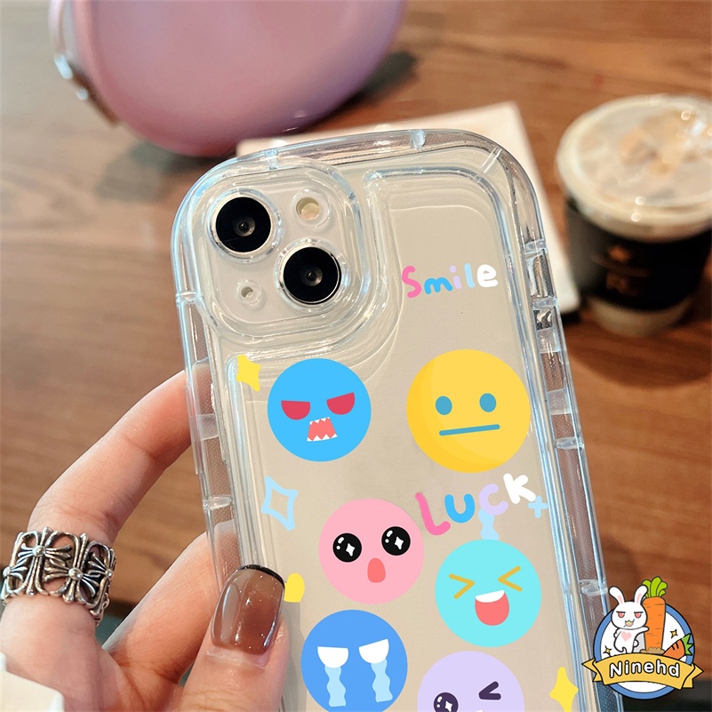 Soft Case Silikon Motif Graffiti smiley face Untuk iPhone 14 13 12 11 Pro Max X Xr Xs Max 8 7 6 6s Plus SE 2020