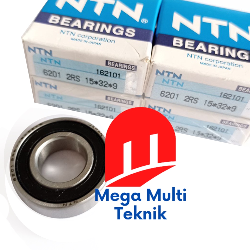 Bearing 6201 2RS NTN 15 mm NTN Laher 6201 2RS NTN 15 mm NTN