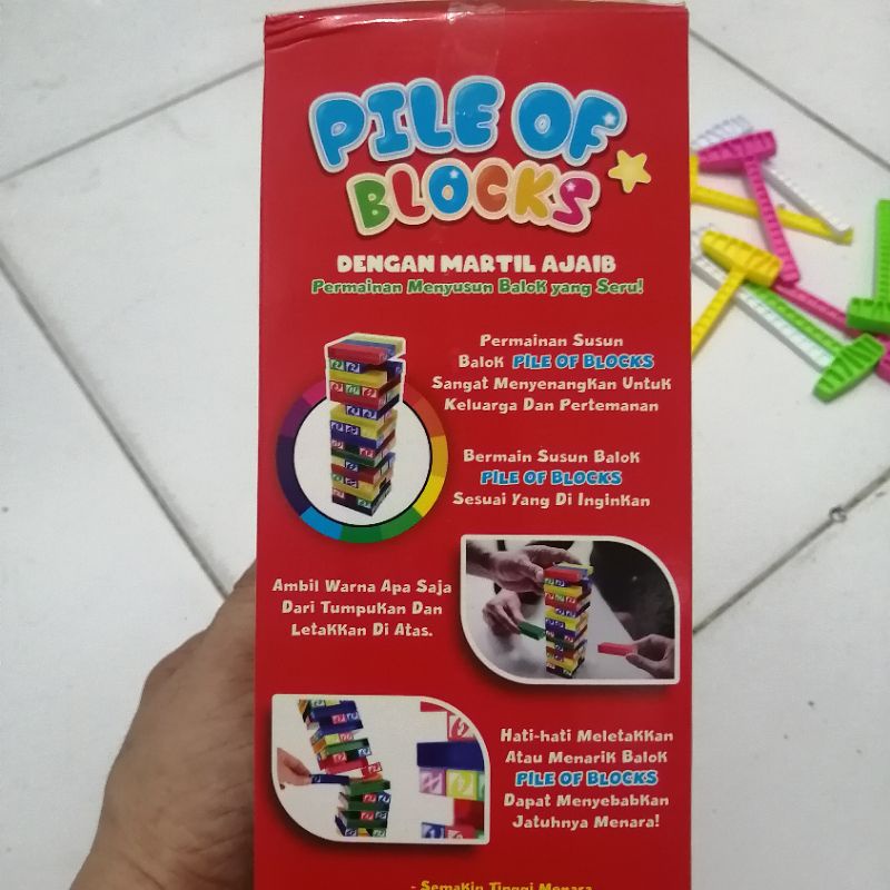 PROMO COD MAINAN PILE OF BLOCKS - STACKO