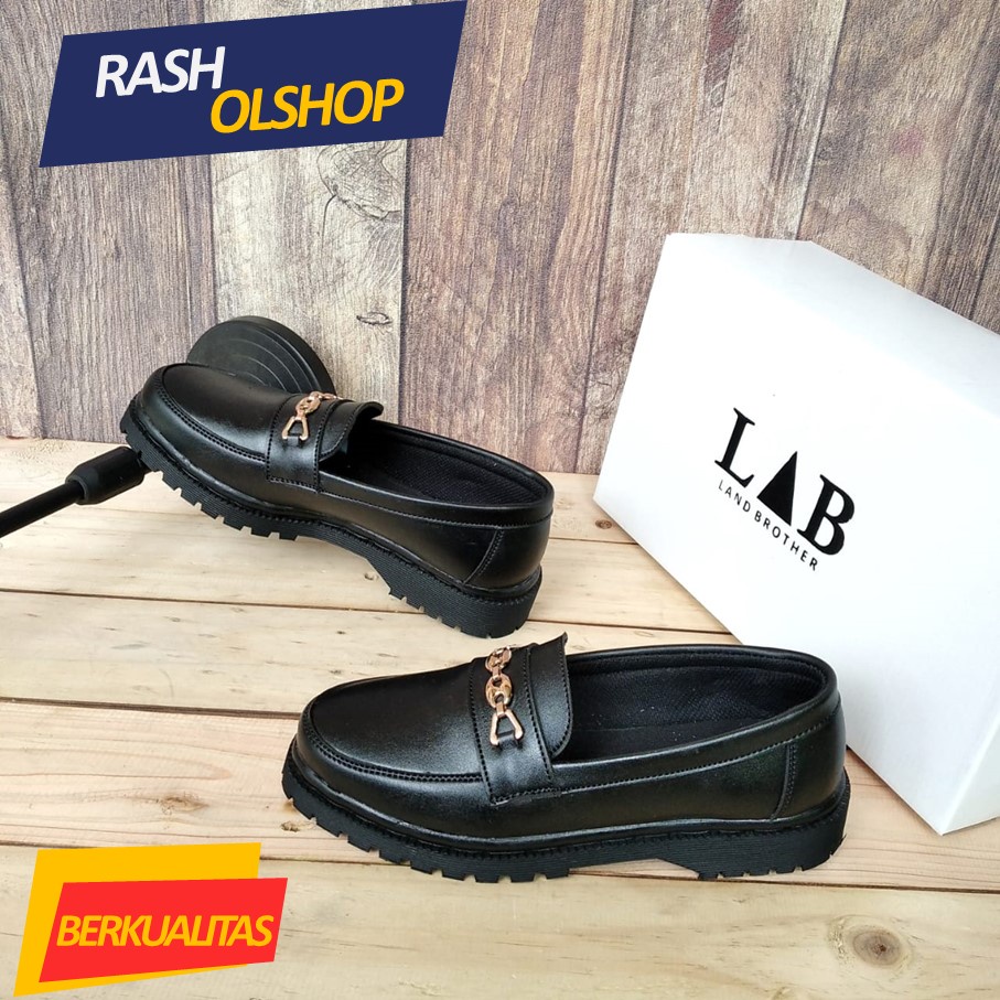 Sepatu Loafer Wanita Hitam Ring Terbaru Sepatu Dokmart Ring Wanita