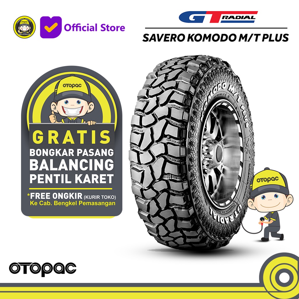 Ban mobil 33x12.50 R20 GT Radial Savero Komodo MT Plus