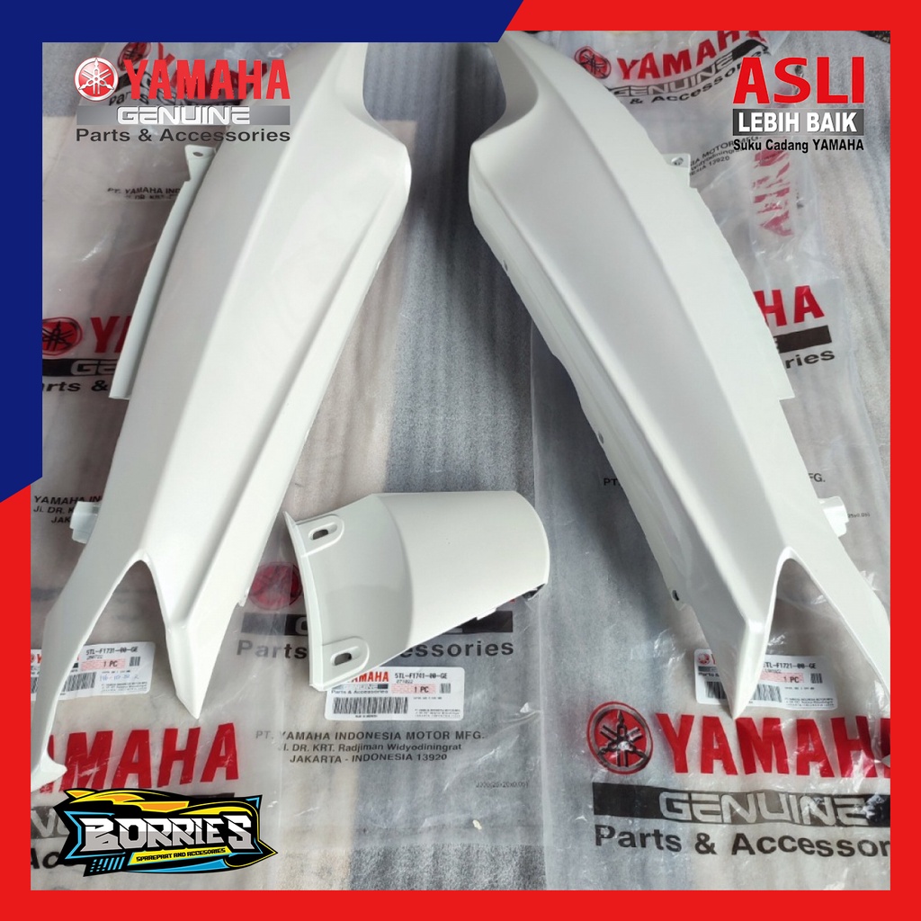 BODY SAMPING YAMAHA MIO SPORTY MIO SMILE WARNA PUTIH 5TL-F1721-00-GE &amp;