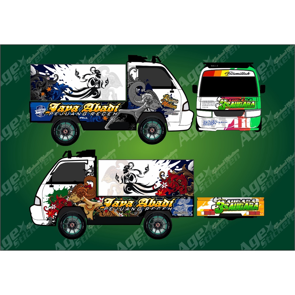 sticker decal bak custom pickup L300