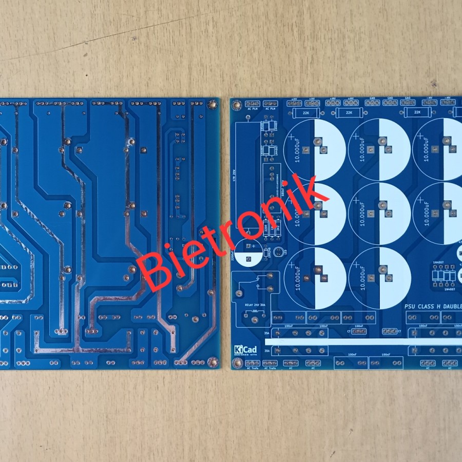 PCB PSU Class H 8 Elko Dauble CT Softstart_Simetris_Fan Dauble Layer