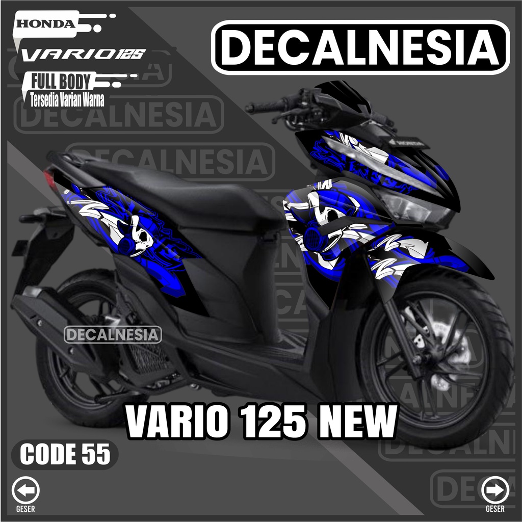 Decalnesia Stiker Motor Vario 125 New 2023 Full Body Decal Sticker 2022 CBS ISS SP Honda Variasi Mod