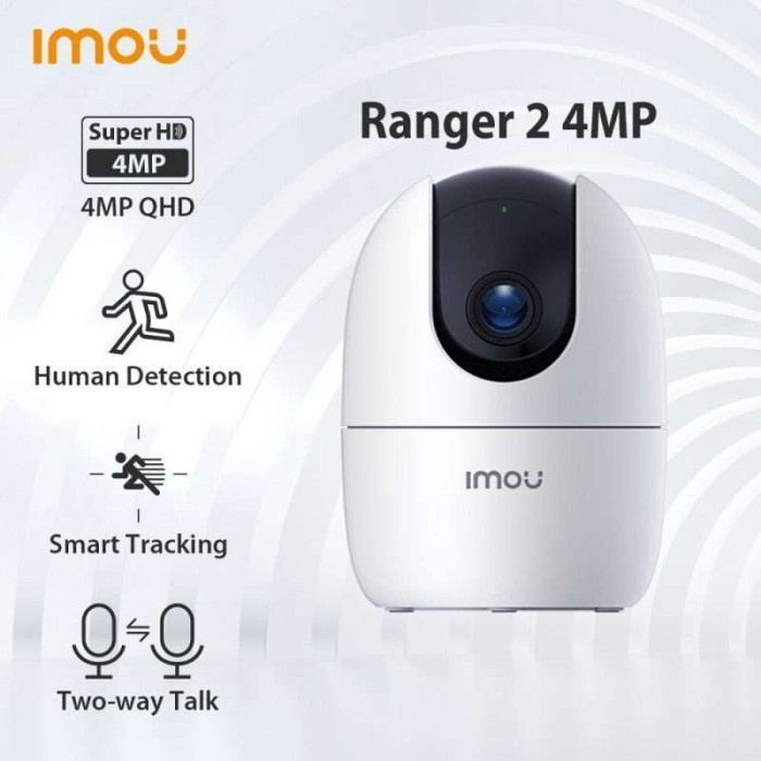 Imou Ranger 2-Smart Tracking IP Camera CCTV Wi-Fi Indoor H.265 4MP QHD