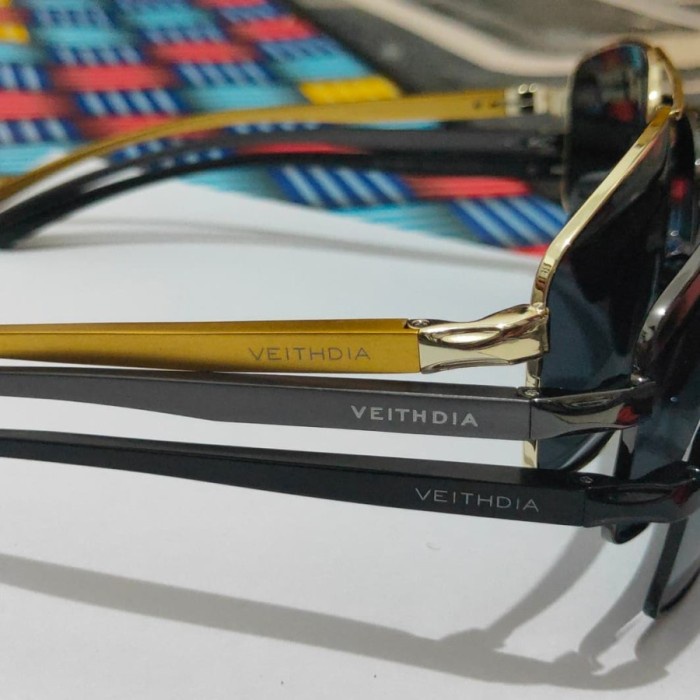 Kaca mata Cowok Pria Polarized Veithdia sport Anti UV 400 Polarized