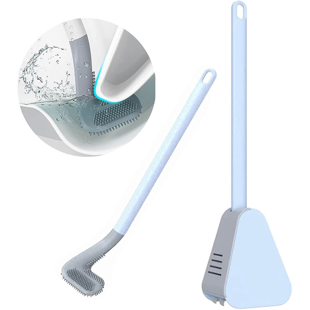 Sikat WC Silikon / Brush Toilet Silicone / Sikat Pembersih Kamar Mandi