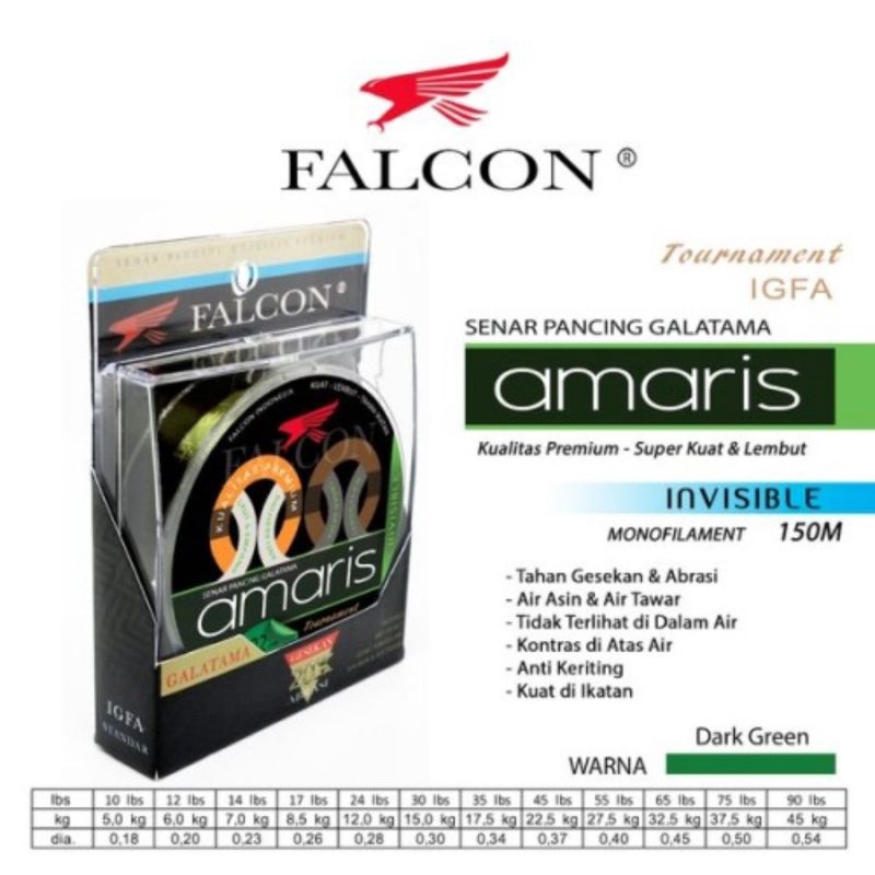 Senar Pancing FALCON Amaris 150 meter