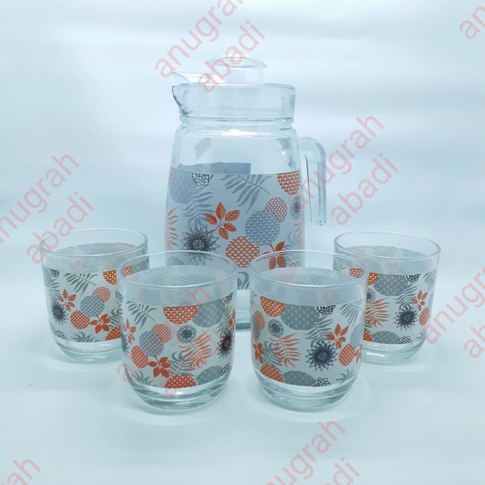 teko drink set kaca KIG katerina