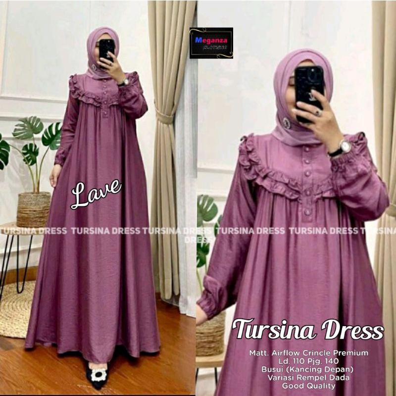 TURSINA BAJU GAMIS WANITA TERBARU BY MEGA