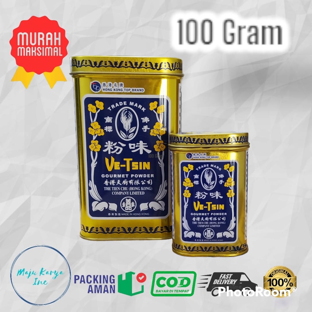 Vetsin Hongkong Gourmet Powder Micin  100 g / Ve -Tsin penguat rasa