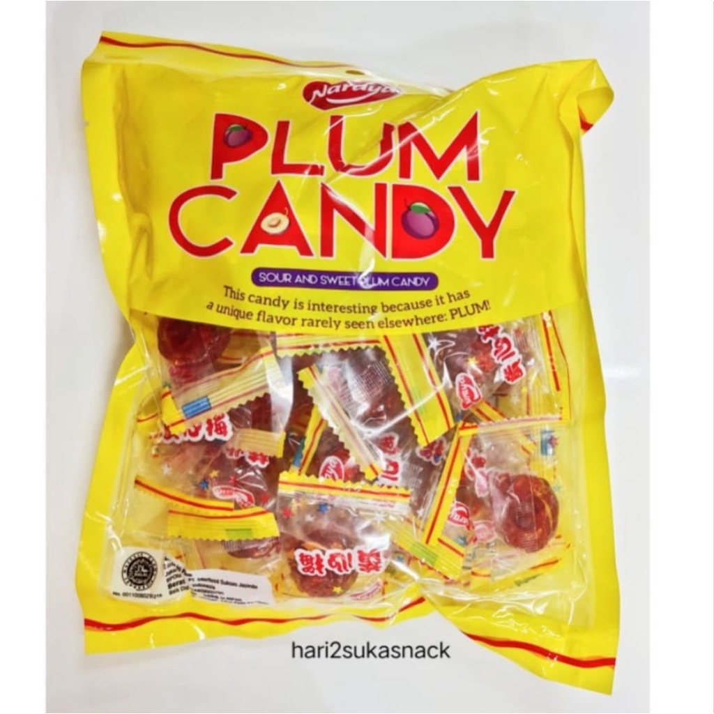 

Naraya Plum Candy Permen Kiamboy Kiamboi Besar 340g