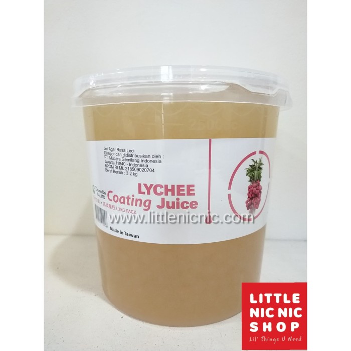 

LYCHEE POPPING BOBA RASA LECI 3.2 KG CHUAN DAI IMPORT TAIWAN