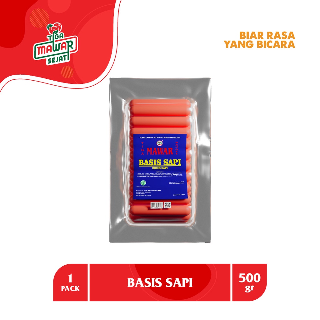 

Tiga Mawar Sejati Basis Sapi Merah 500 gram