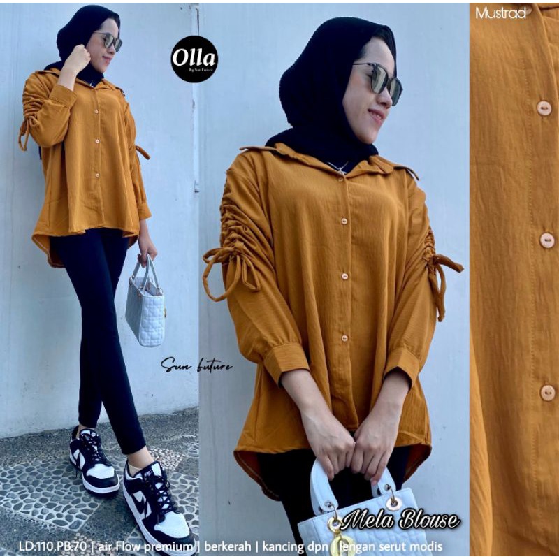 Mela Blouse Pakaian Wanita Allsize