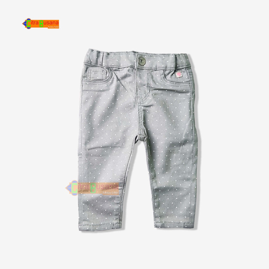 Celana Chinos Panjang Anak Bayi Perempuan 4  bulan - 2 tahun Lucu Cute Keren HM