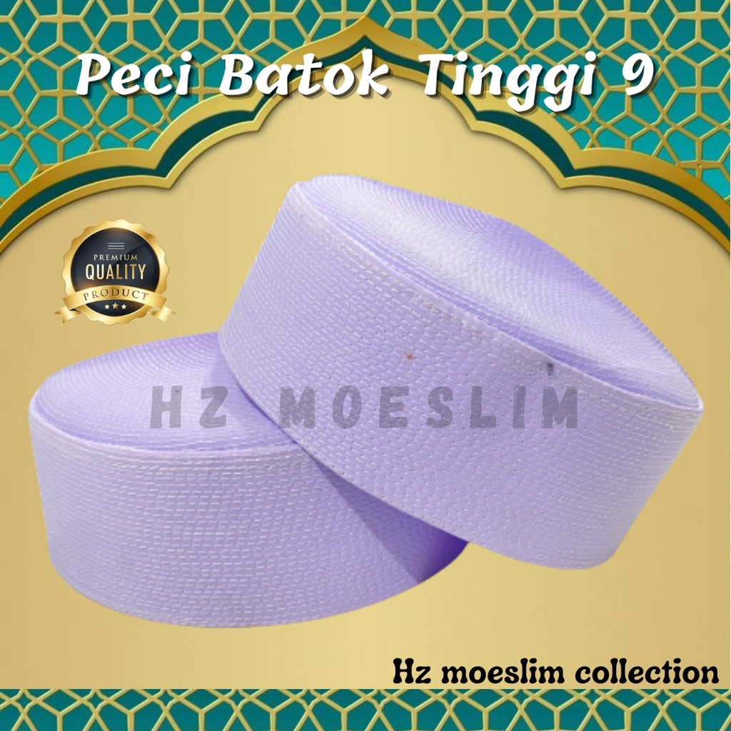 Peci Batok Tinggi 8 Peci Putih Polos Peci Kalbut Peci Haji Polos kopian putih