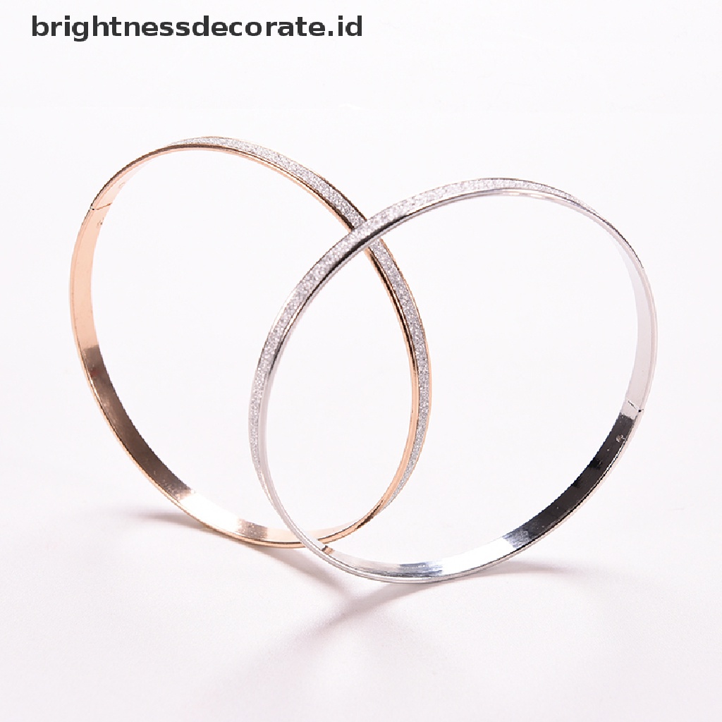 [Birth] Wanita Fashion Bangle Wristband Gelang Manset Bling Lady Hadiah Gelang Bangles [ID]