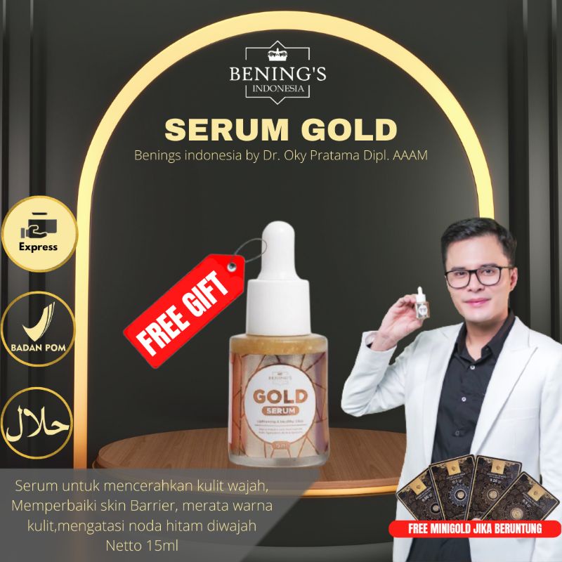 Bening's Serum Gold Dr Oky Pratama |Bening skincare | Benings Indonesia