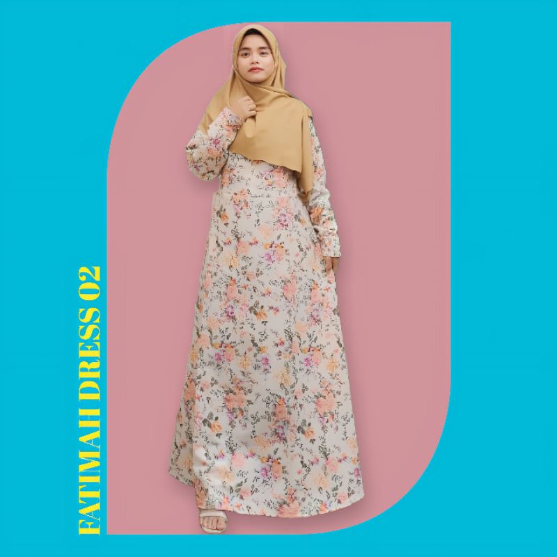 GAMIS HOMEY DRESS WANITA DEWASA FATIMAH 02 BAHAN KATUN JEPANG HOME DRESS TERBARU