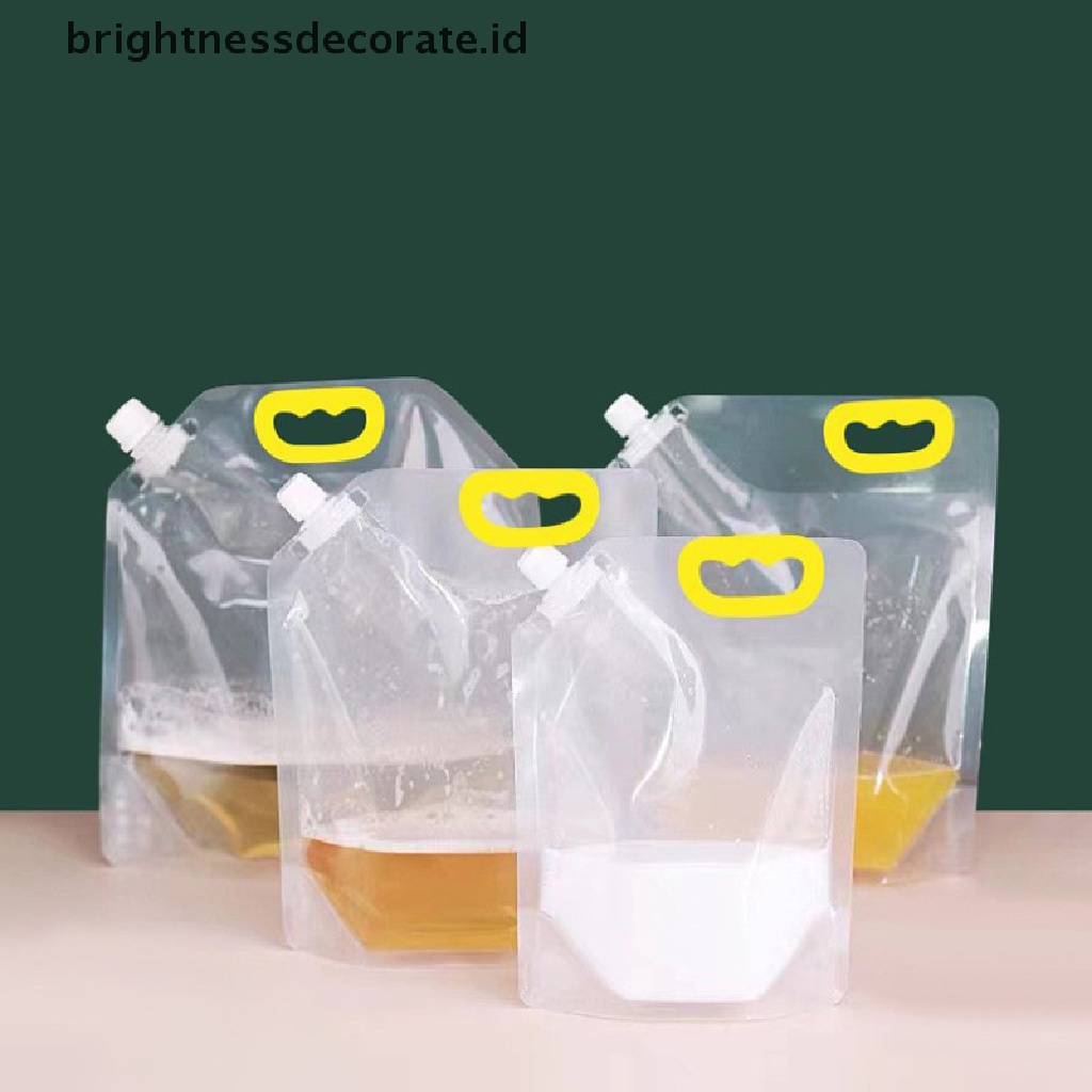 [Birth] 1pc1/1.5/2.5/5.5/10l Reusable Bening Kantong Minum Drink Flasks Liquor Bag [ID]