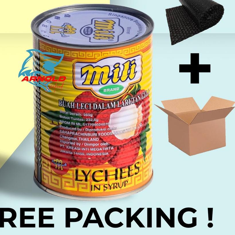 

Promo | [KP8] | MILI Lychee In Syrup 565 gr / Leci Kaleng / Kelengkeng Kaleng