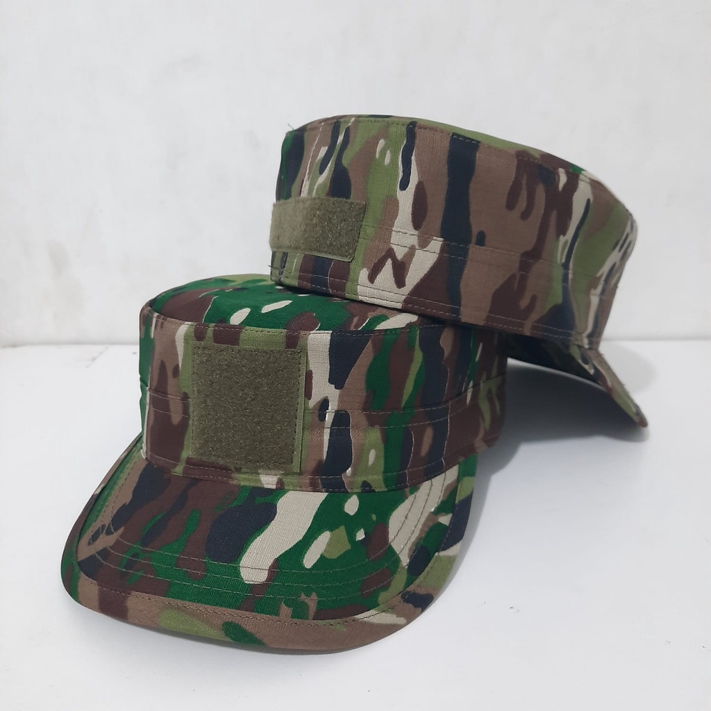 Topi Komando / Topi Pet Loreng Kasad / Nkri Balotelli Premium