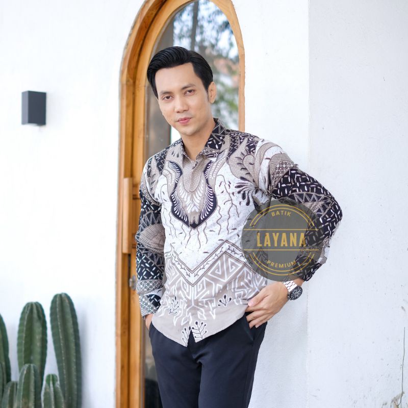 Kemeja Batik Wag Kang Slimfit Premium Baju Formal Nonformal