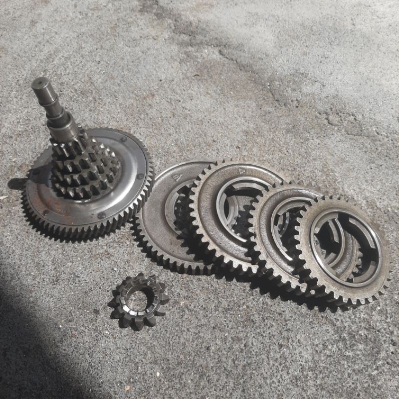 Jual rasio vespa excel tanpa as roda rasio gear gir vespa skunder