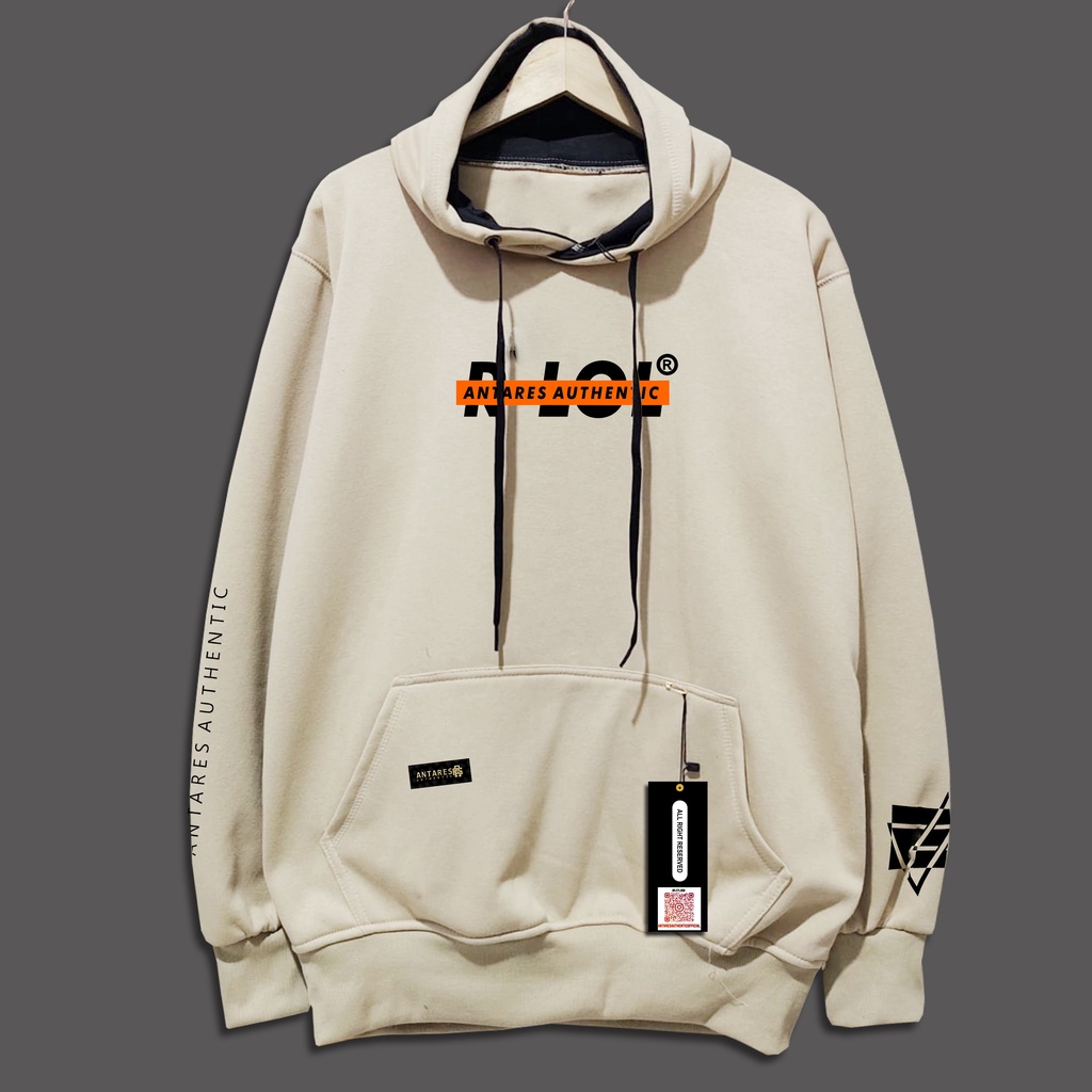 SWEATER HOODIE PRIA DISTRO ANTARES ORIGINAL R LOL CREAM