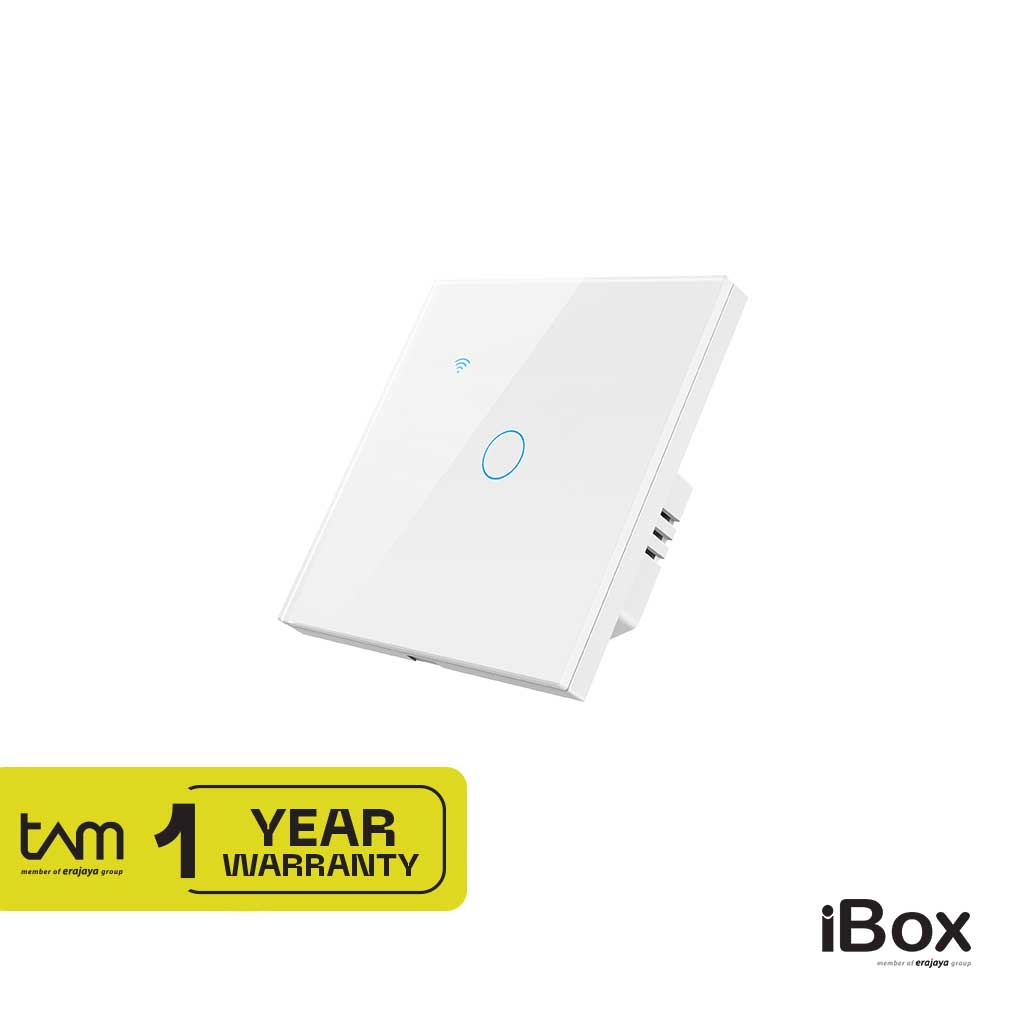 IT Smart WiFi Touch Light Wall Switch 1 Gang P05 - Smart Home IoT