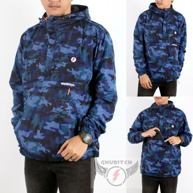 jaket parasut army motif pria wanita / jaket / jaket outdoor / jaket army / jaket loreng / outerwear