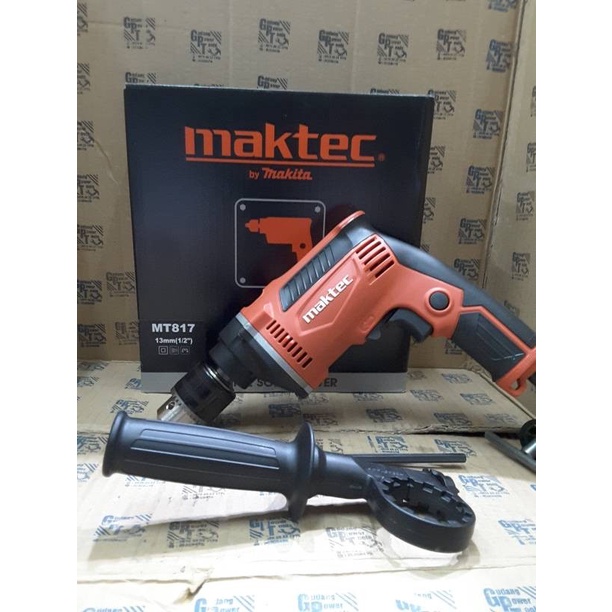Mesin Bor Tangan Tembok Beton 13Mm Maktec Mt817 Mt 817 #Original