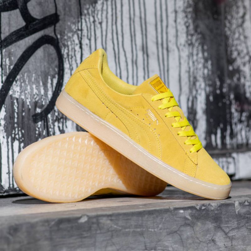 Sepatu Pm Suede Yellow Athletic Original OEM Sepatu Pria