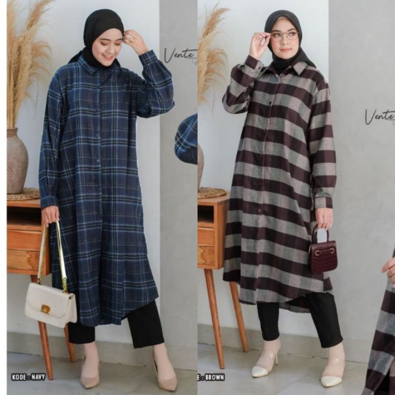 MIDIDRES  FLANEL OVERSIZE BUSUI WHUDU FRENDLY