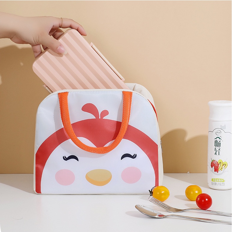 ⭐️𝐈𝐇𝐒 𝟔𝟏𝟏 𝐋𝐚𝐦𝐩𝐮𝐧𝐠⭐️Tas Bekal Lunch Cooler Bag Tas Bento Aluminium Motif Dino