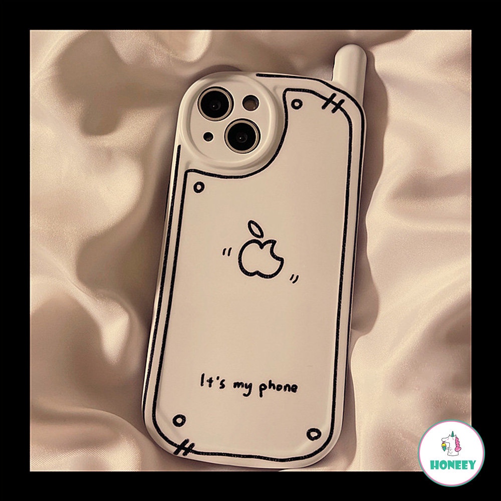 Casing Soft Case TPU Motif Kartun Line Buah Untuk IPhone 14 13 12 11 Pro Max