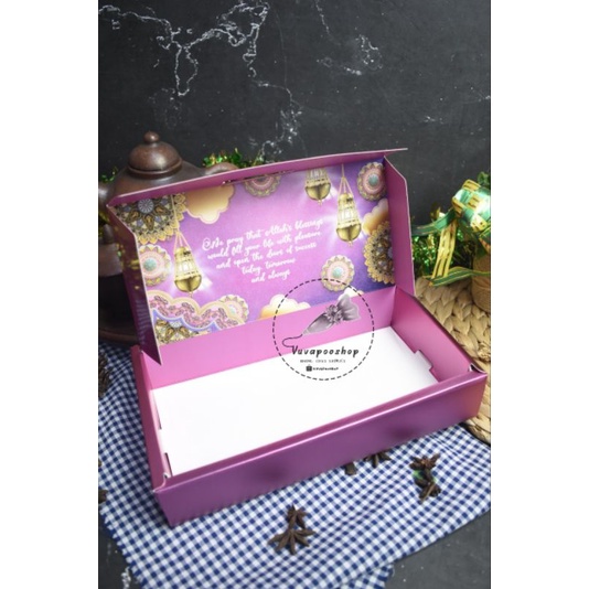 Box Caramel 7 / Dus Kue Lebaran / Box Toples Hampers Lebaran