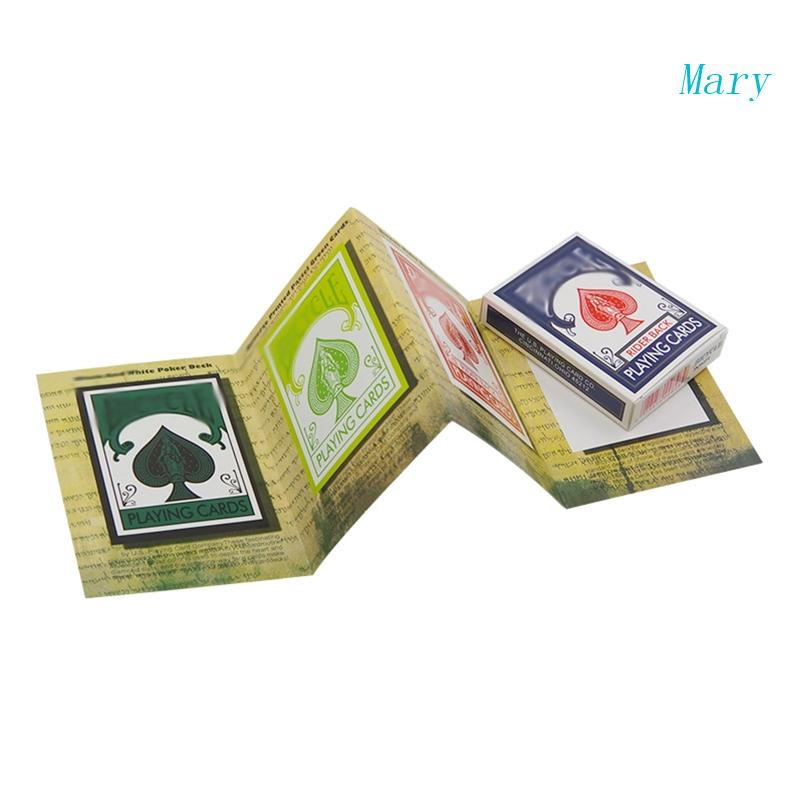 Mary Marked Deck Real Card Making Device Novelty Trik Sulap Untuk Pertunjukan Jalan