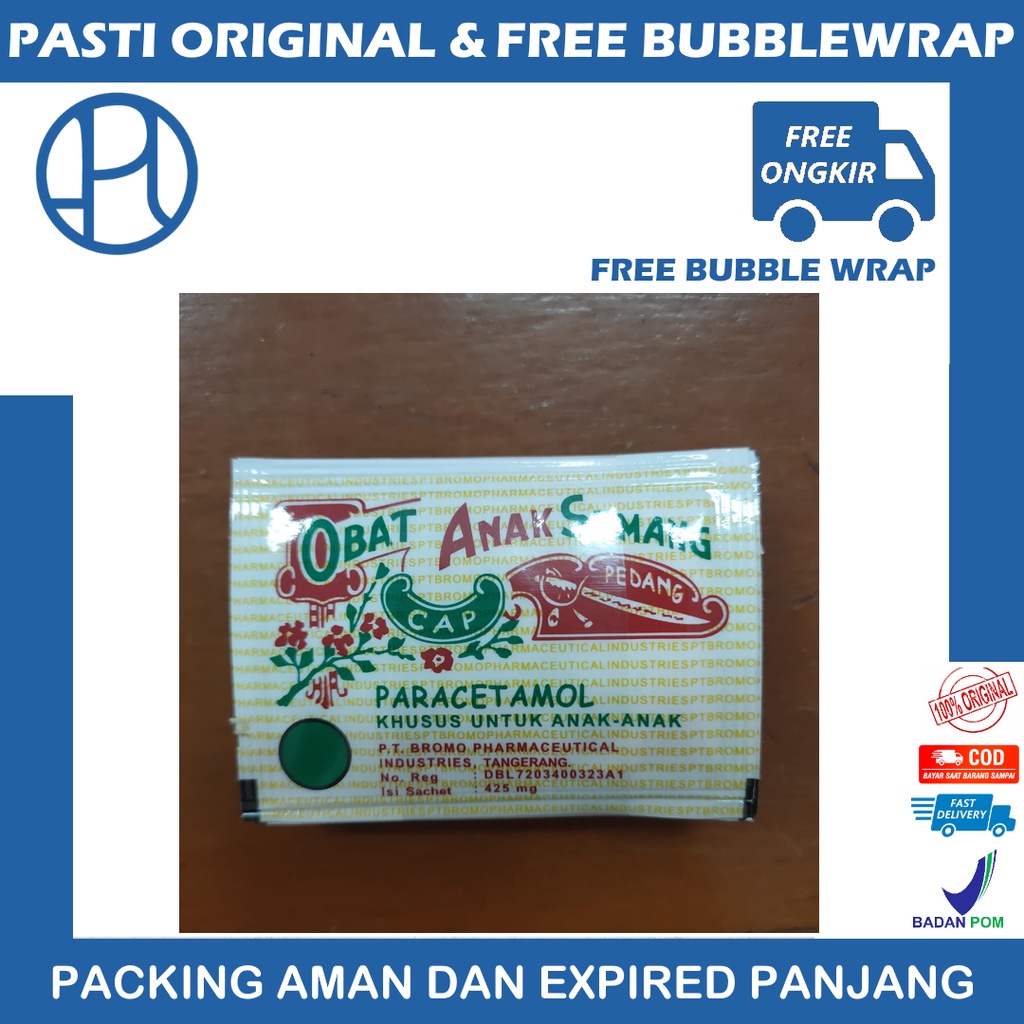 ANAK SUMANG PARACETAMOL ANAK RASA ORIGINAL SACHET