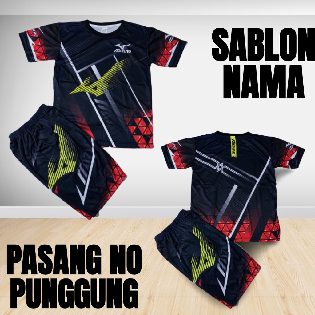 setelan jersey badminton/baju volli/setelan baju bola futsal printing