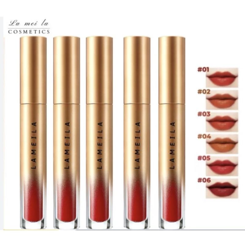 LAMEILA LIPSTICK MATTE GOLD EDITION WATERPROOF