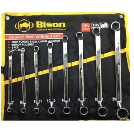 1 pcs BISON KUNCI RING DOUBLE RENG SPANNER CRV