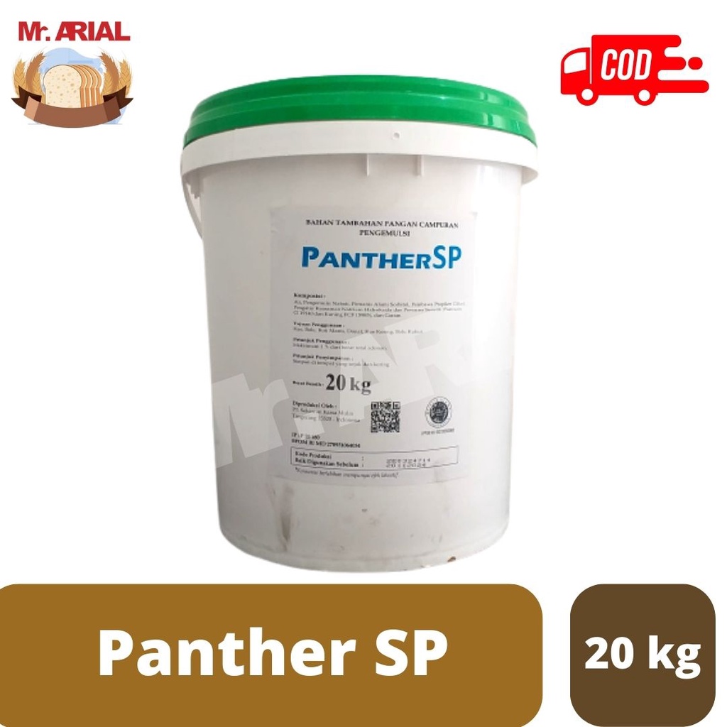 

PANTHER SP 20kg / SP TBM / Ovalet / Pengembang Kue / Pelembut Kue / Pengemulsi Kue / Cake Emulsifier