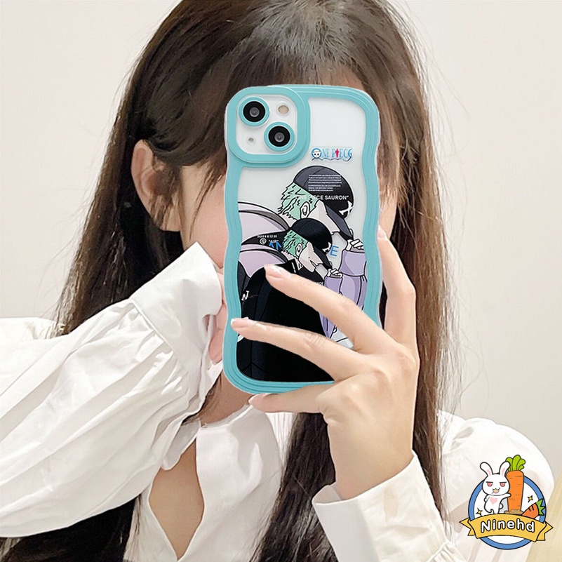 Oppo A17 A17K A77 A77s A57 A16 A16k A15 A15s A3s A5s A76 A96 A74 A54 A93 A94 A95 A92 A52 A53 A7 A5 A9 A7 F11 F9 Reno 7 6 5 Pro 8Z 7Z 6Z Fashion Anime One Piece Casing Hp Wavy Edge